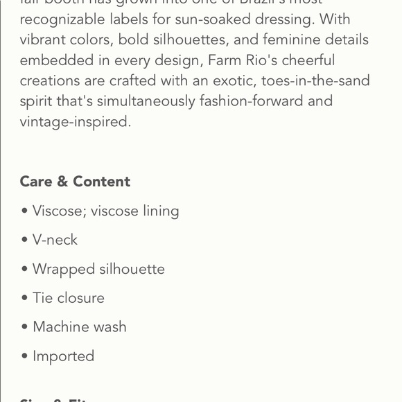 NWT: Anthropologie Farm Rio Monica Dress - Picture 4 of 4